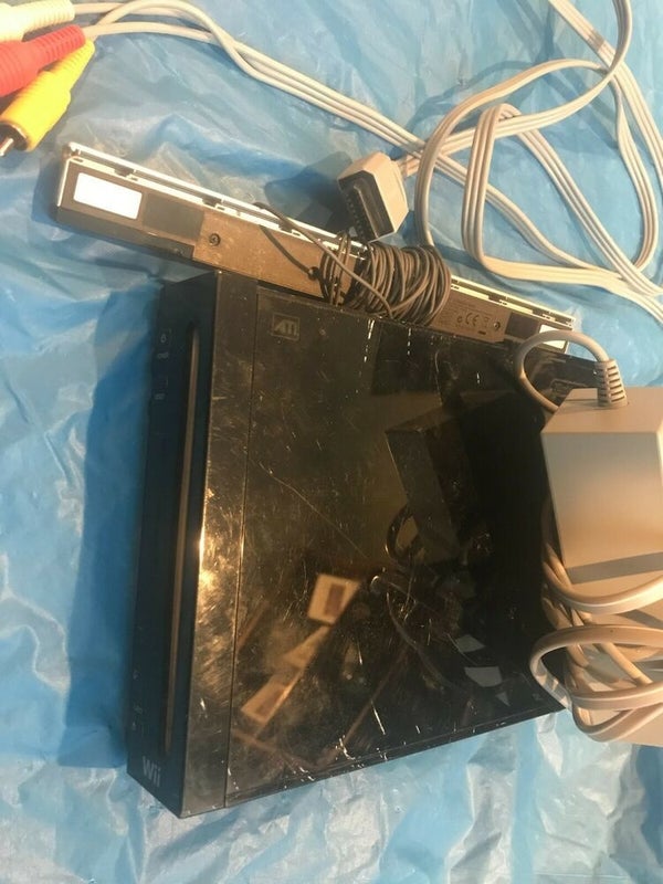 Nintendo Wii USA Console System Cords & Power Supply PARTS / REPAIR ONLY