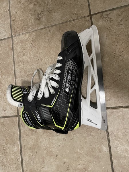 Used Bauer Regular Width Size 9 GSX Hockey Goalie Skates