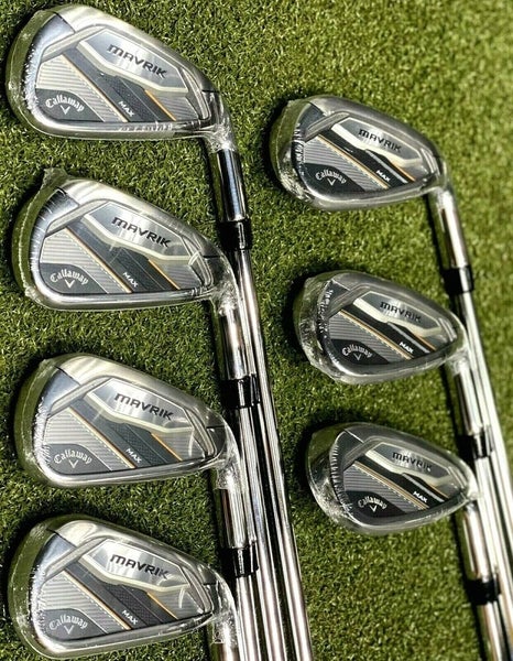 Callaway Mavrik MAX Iron Set 4-PW Steel Elevate 95 Stiff S-Flex New #82214
