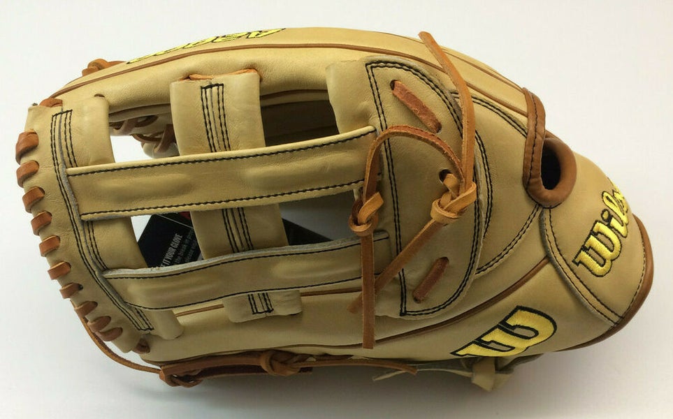 Wilson A2000 1799 12.75 Baseball Glove (Wbw1003941275) Dual Post Blonde  12.75 Right Hand 
