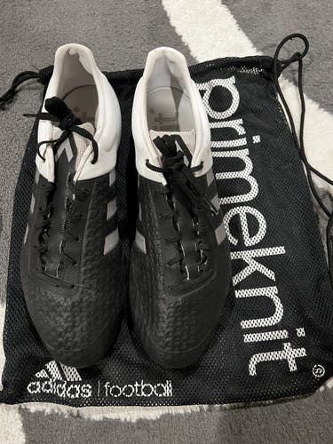 Black Men's Molded Cleats Adidas ACE 15.1 Primeknit Cleats