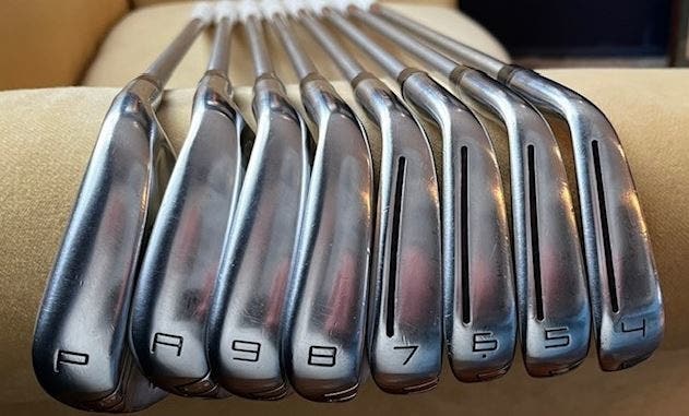Used Men's Taylor Made Right Handed P790 Irons (4-AW) Stiff Flex Steel KBS Tour Shaft