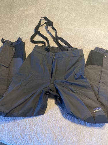 Gray Men's S LONG Patagonia Ski Pants