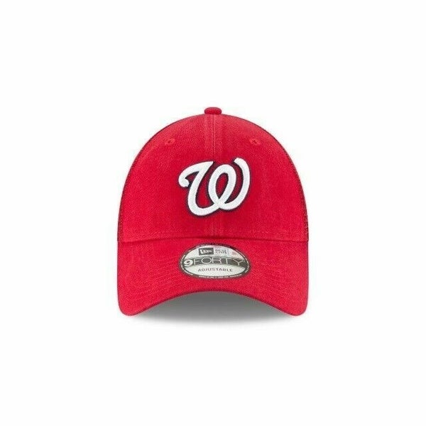 Washington Nationals New Era League II 9FORTY Adjustable Hat - White