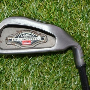 Callaway 	Big Bertha 	6 Iron 	Right Handed 	37.5"	Graphite	Firm 	New Grip