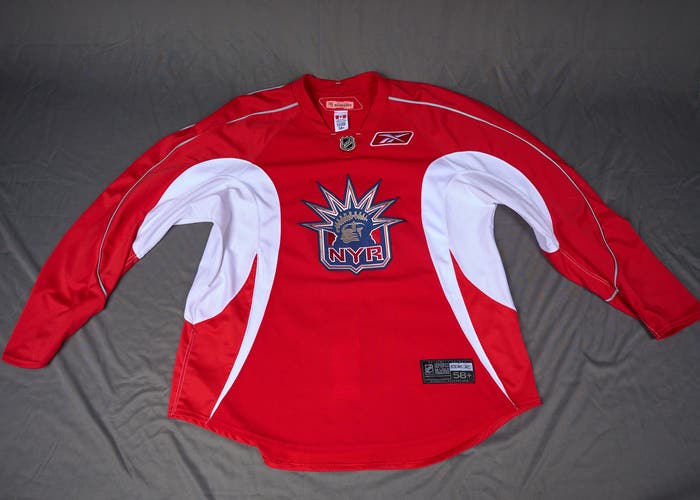 New York Rangers Pro Stock Red Practice Jersey Size 58+