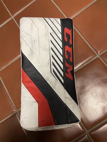 Used CCM Regular Axis 1.5 goalie glove and blocker Jr size regular hand