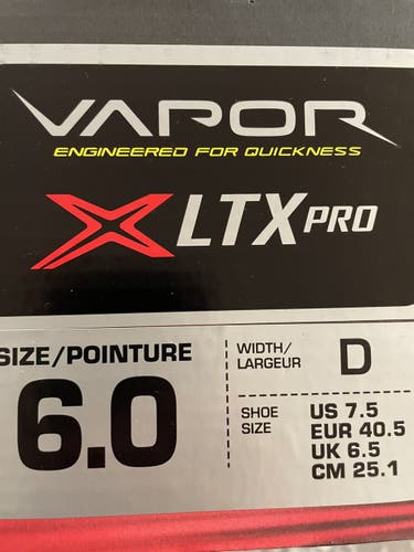 Senior New Bauer Vapor XLTX Pro Hockey Skates Regular Width Size 6
