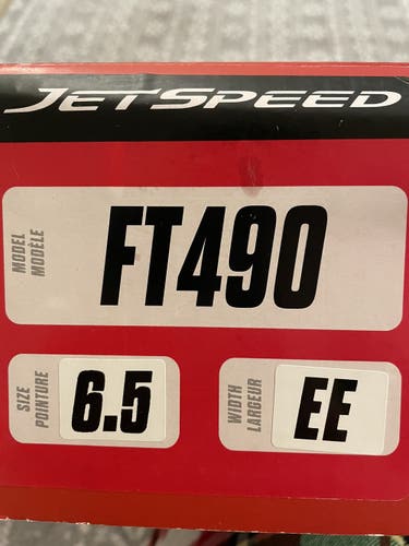 Senior New CCM JetSpeed FT490 Hockey Skates Extra Wide Width Size 6.5