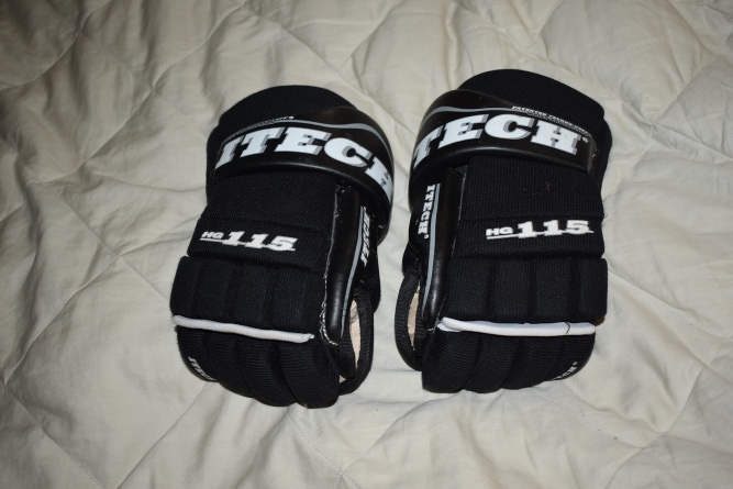 Itech HG115 Leather Palm Hockey Gloves, 11 Inches