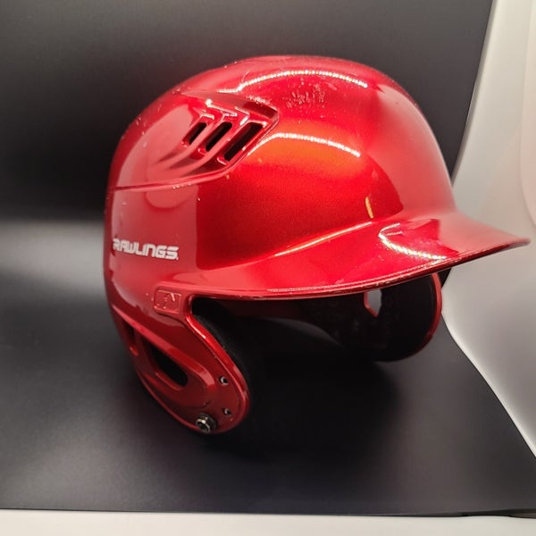 Red Rawlings Baseball Batting Helmet (size 6 3/8-7 1/8