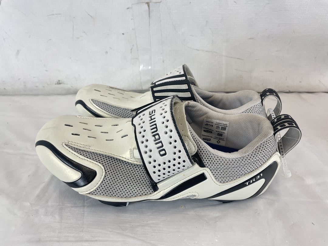 Used Shimano Tr31 Triathlon Bike Shoes 