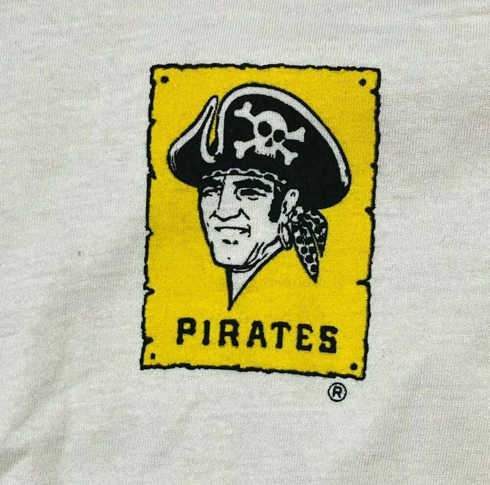 VINTAGE MLB PITTSBURGH PIRATES RAGLAN TEE SHIRT 1988 SIZE SMALL MADE I –  Vintage rare usa