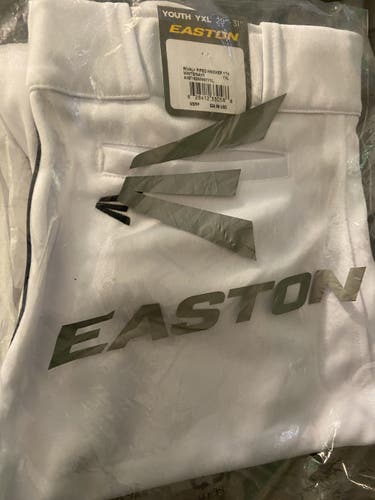 New Easton Youth Unisex White with Navy Stripe Knickers
