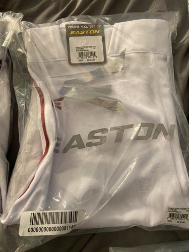 New Easton White with Red Stripe Knickers