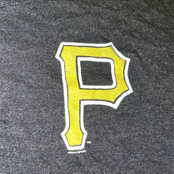 Pittsburgh Pirates PNC Park T-Shirt from Homage. | Charcoal | Vintage Apparel from Homage.