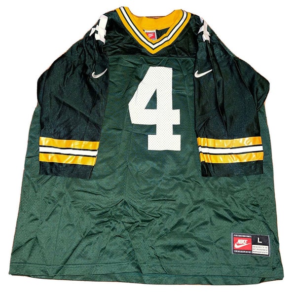 Vintage Brett Favre Green Bay Packers Jersey Nike Team Sports Men's Sz  Large 44