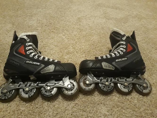 Used Bauer Vapor X40R Inline Skates Regular Width Size 9