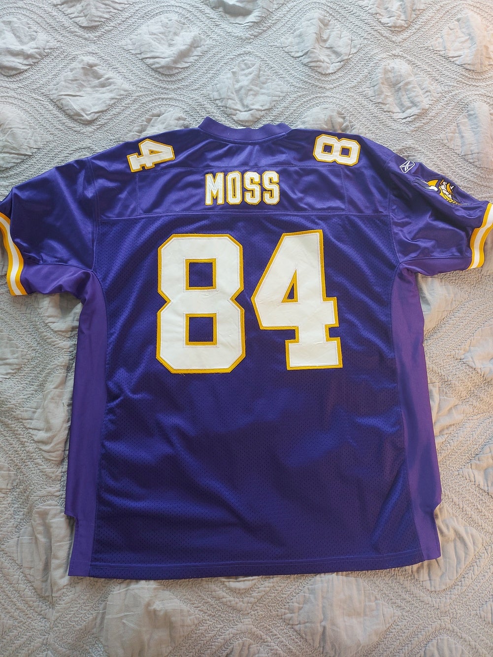 Reebok Minnesota Vikings Randy Moss Purple Youth Jersey L