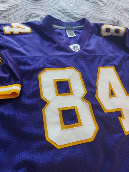 NWT Randy Moss 84 Minnesota Vikings Jersey Vtg Reebok on 