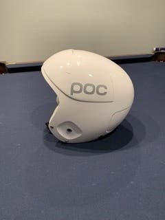 White Helmet New Unisex Small POC Skull Orbic X Spin FIS Legal