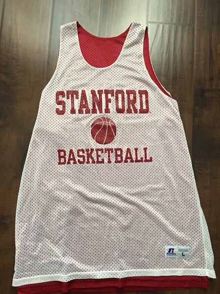 White Used Large Russell Athletic Jersey