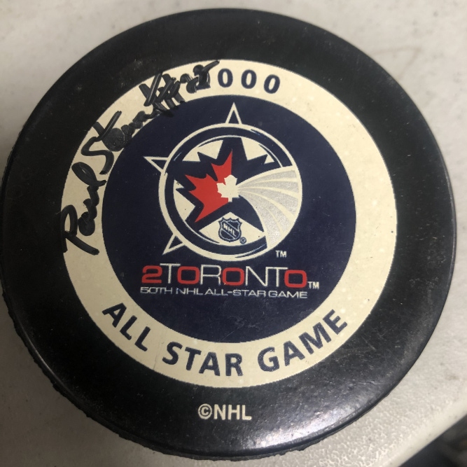 Autographed 2000 NHL AllStar Game Toronto Official Game Puck