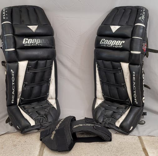 Cooper Reactor GP5000 Black and White Reactor 5 vintage leg pads 33"