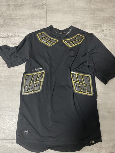 Black Used Medium Bauer Padded Goalie Shirt