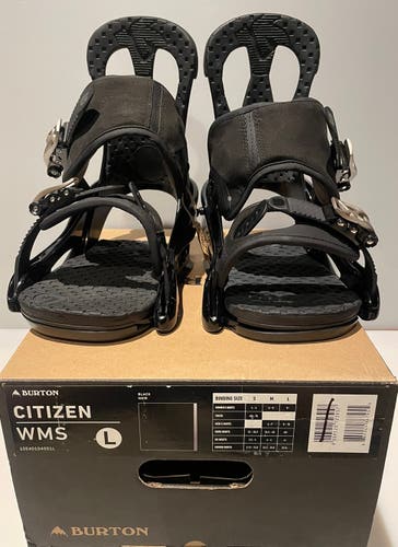 New Burton Citizen Snowboard Bindings Women’s Large
