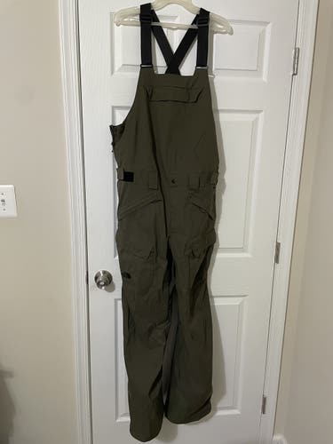 The North Face Mens Freedom Bibs, Large, Olive