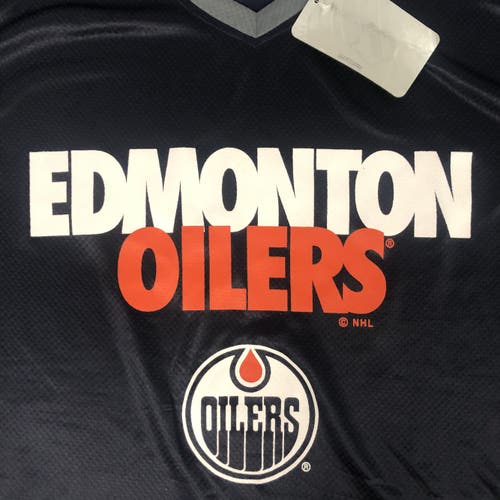 NEW Oilers Adult Small Long Sleeve DryFit
