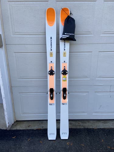 2022 Kastle Alpine Touring Skis 173cm With ATK Bindings and Matching Skins