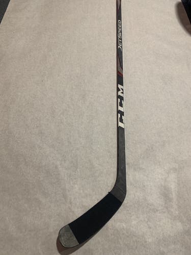 Game Used CCM Jetspeed FT2 Pro Stock Stick Colorado Avalanche Burroughs RH 85 Flex P28