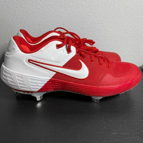 Nike Zoom Air Alpha Baseball Cleats Men's Size 10 US Red White CI2226-600