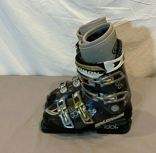 salomon idol 7 ski boots Select HV 70 2025 The Salomon Mission RS 7 is a great boot for the intermediate skier that has a narrow to medium forefootand has a problem getting ski boots to fit their leg comfortably The My Custom Fit Sport Biovent Liner wicks moisture away keeping your foot dryer and warmer without packing out and feeling sloppy The Leather Liner makes the RS 7 easy to enter and exit The 102mm last and 80 flex are a good mix of comfort and performance Four Aluminum micro adjustable buckles help you get the fit dialed in just right for all day comfort The Tool Free Catch Adjustment on the upper cuff gives you a wide range of adjustments so the RS 7 will fit all leg shapes and sizes The Salomon Mission RS 7 is great for the intermediate that has problems finding boots that will fit their legs properlySalomon Mission RS 7 Ski Boots Mens Specs My Custom Fit Biovent Liner Leather Liner Tool Free Catch Adjustment on the Upper Cuff Bi Material PU Lower ShellUpper Cuff A Great Boot for Someone With a Narrow to Medium Forefoot With a Wider Shaft of the Leg Salomon Idol 75 Ski Boots