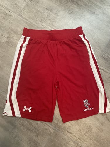 University Of Wisconsin Pro Stock Hockey Shorts