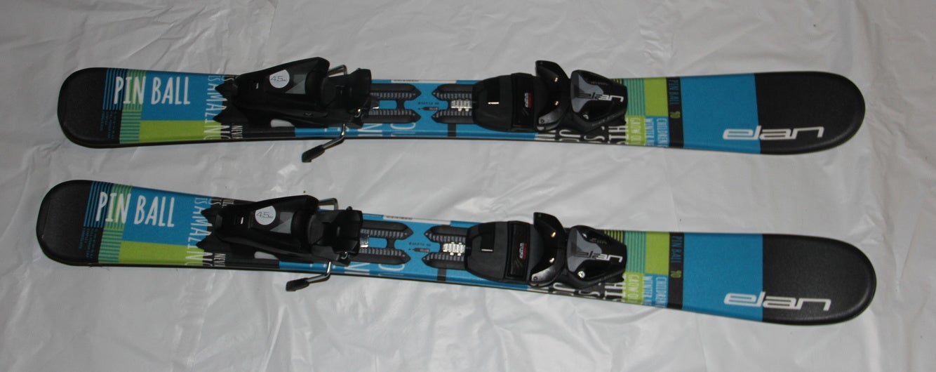 NEW kids Skis Elan 2021 skis 90cm with new size adjsutable bindings set NEW 2021