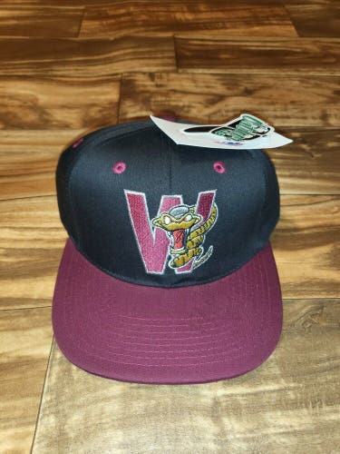 NEW Vintage Timber Rattlers Baseball Plain Logo Signed Sports Hat Cap Snapback