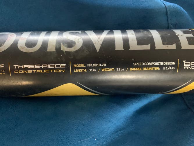 Used Composite (-10) 21 oz 31" LXT Bat