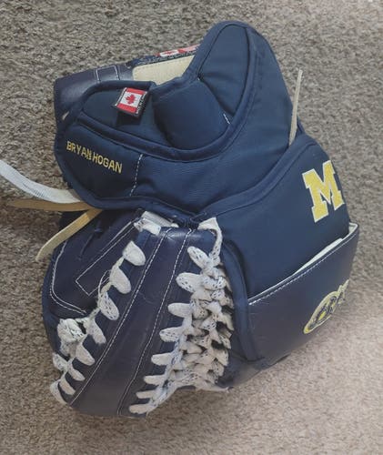 Brians Pro Stock Game Used Bryan Hogan Glove