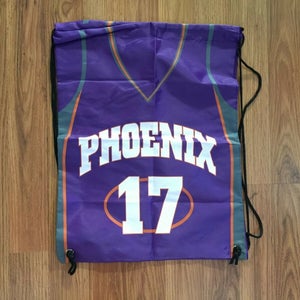 Phoenix Suns Lou Amundson #17 NBA BASKETBALL Purple Cinch Sack Jersey Backpack!