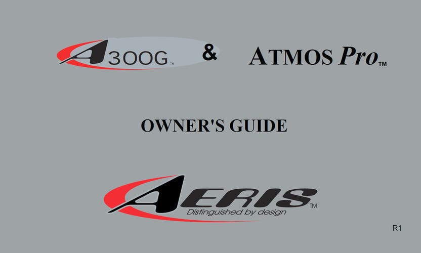 Aeris A300G & Atmos Pro Scuba Dive Computer Manual Printed A 300 G