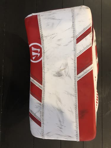 Warrior Ritual G3 goalie blocker and catch glove