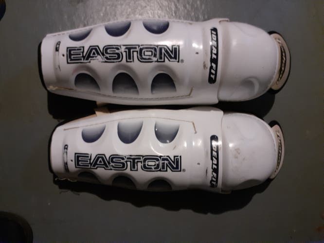 Used Easton Shin Pads Pro Stock