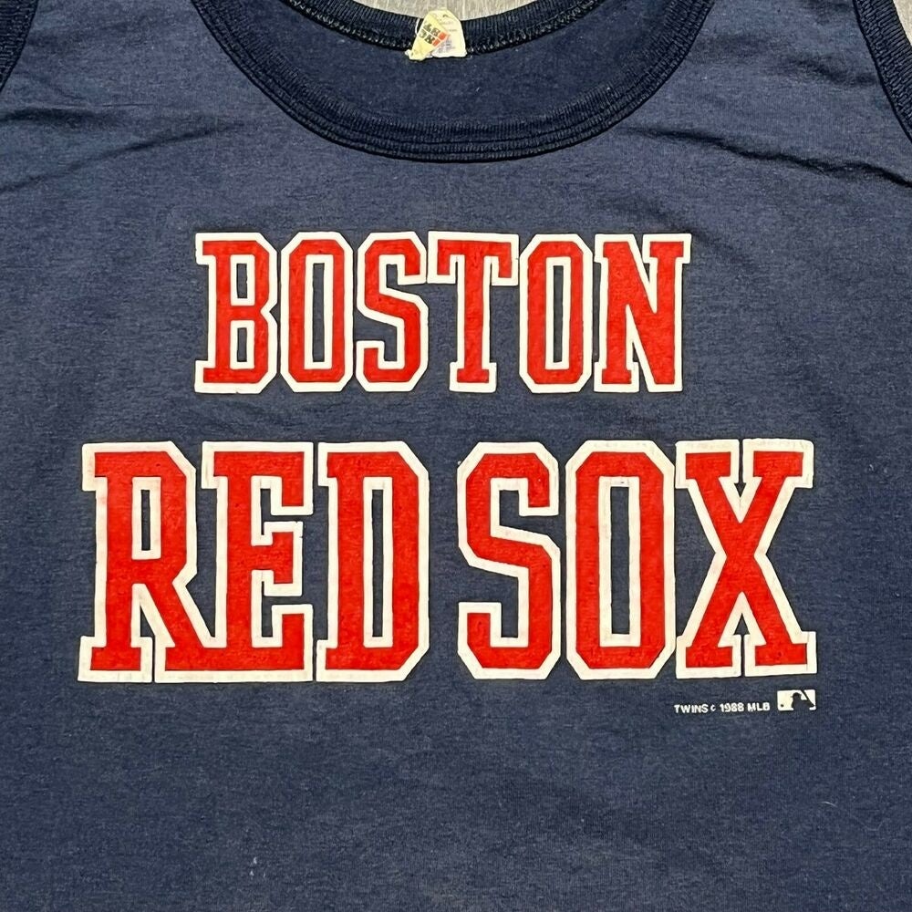 MLB Boston Red Sox Men's Retro Henley Jersey - M