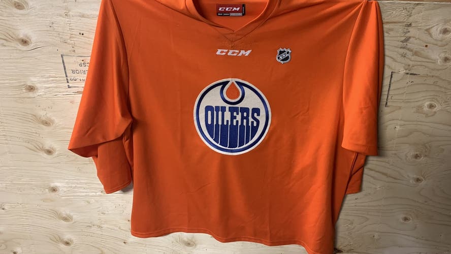 Edmonton oilers goalie senior practice jersey