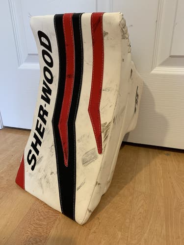 Ice hockey goalie blocker