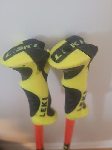 Used 44in (110cm) Leki Racing World Cup Lite SL Ski Poles