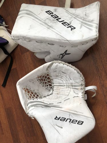 Bauer Vapor 2x Goalie Glove And Blocker Set
